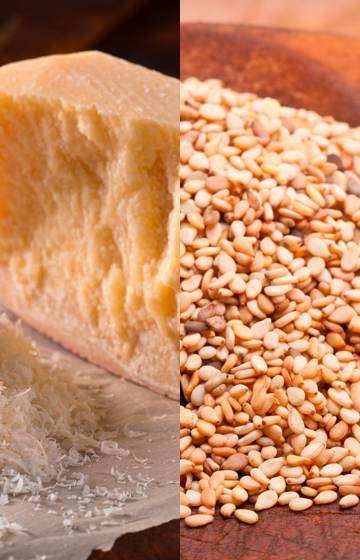 The “GianPan” - Parmesan and sesame seeds